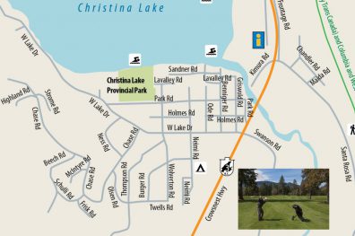 Christina Lake Map